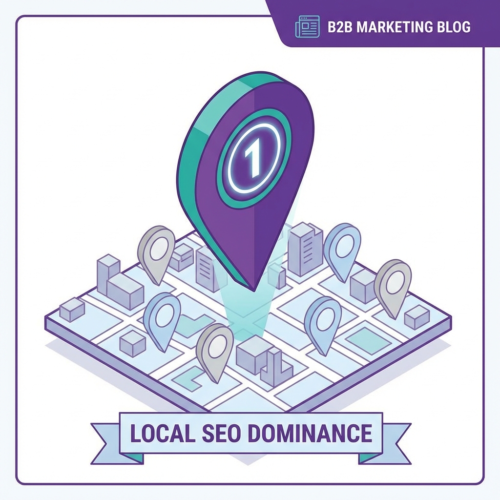 Local SEO Map Pack Illustration