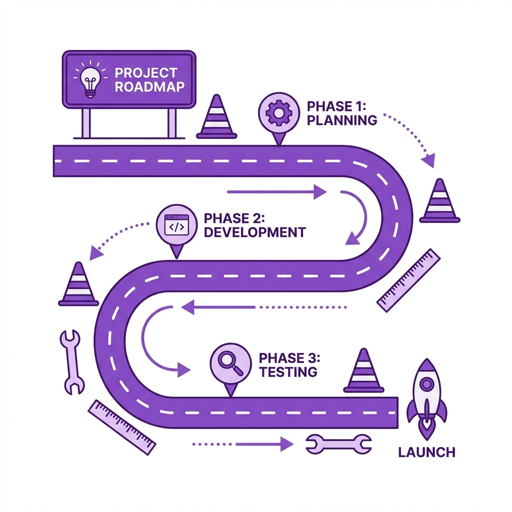 Project Roadmap Illustration